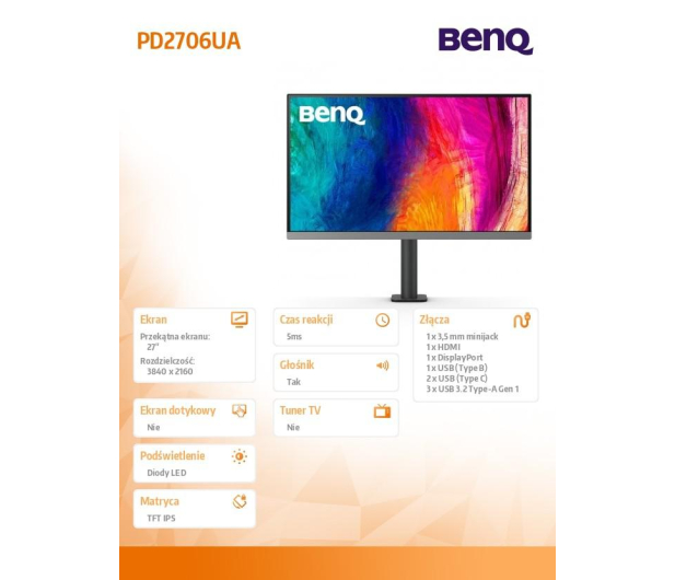 BenQ PD2706UA - 1228895 - zdjęcie 2
